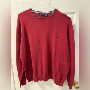 Nautica Red Sweater Size Large